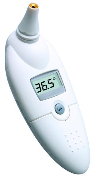 Boso Bosotherm Medical - Infrarot-Ohrthermometer inkl. 20 Hygienehüllen