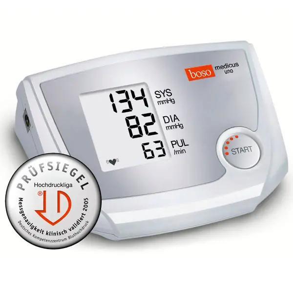 Boso Medicus Uno - Blutdruckmessgerät mit Aufpumpautomatik und Arrhythmie-Erkennung