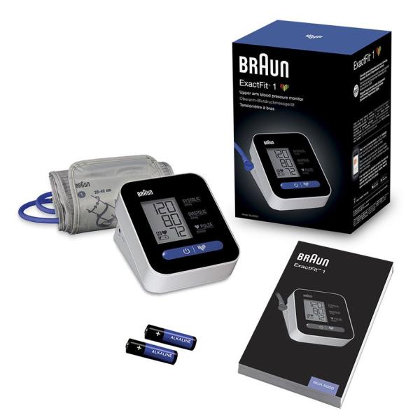 BRAUN ExactFit1 BUA5000 Oberarm-Blutdruckmessgerät inkl. Universalmanschette