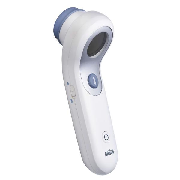 BRAUN Stirnthermometer BNT300WE - LCD Display, Hintergrundbeleuchtung, No Touch, weiß