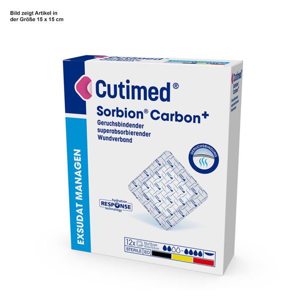 BSN Cutimed Sorbion Carbon+ - Geruchsbindender Wundverband steril und latexfrei