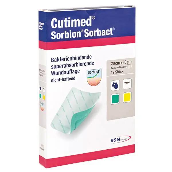 BSN Cutimed Sorbion Sorbact Wundverband - Infektionsprophylaxe, stark exsudierende Wunden (SSB-fähig)