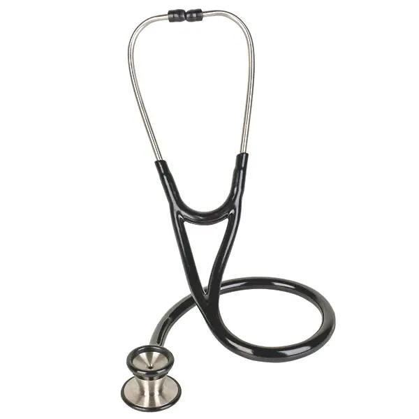 Cardiologie Stethoskop Dual mit besonders schwerem Edelstahl-Cardiologie-Doppelkopf