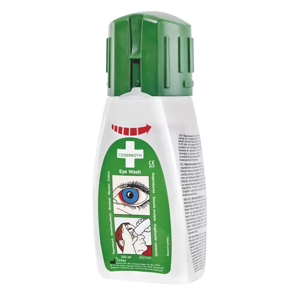 Preview: Cederroth Augendusche im Taschenformat - Steril, Kompakt, Tragbar, Ideal für unterwegs