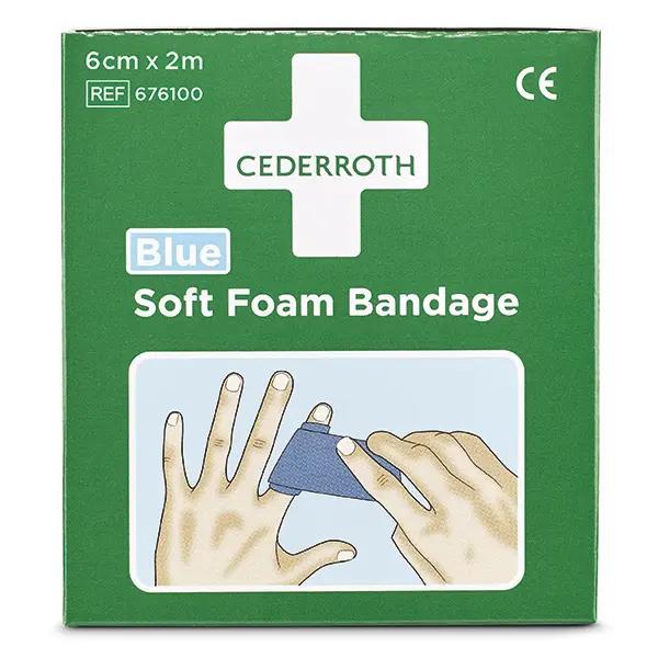 Preview: Cederroth Soft Foam Bandage - wasserfester Schnellverband, leicht anwendbar 