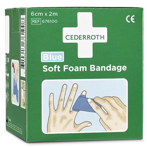 Preview: Cederroth Soft Foam Bandage - wasserfester Schnellverband, leicht anwendbar 