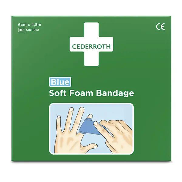 Preview: Cederroth Soft Foam Bandage - wasserfester Schnellverband, leicht anwendbar 