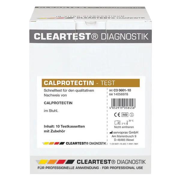 Preview: Cleartest Calprotectin - Stuhlproben-Schnelltest, Nachweis entzündliche Darmerkrankung