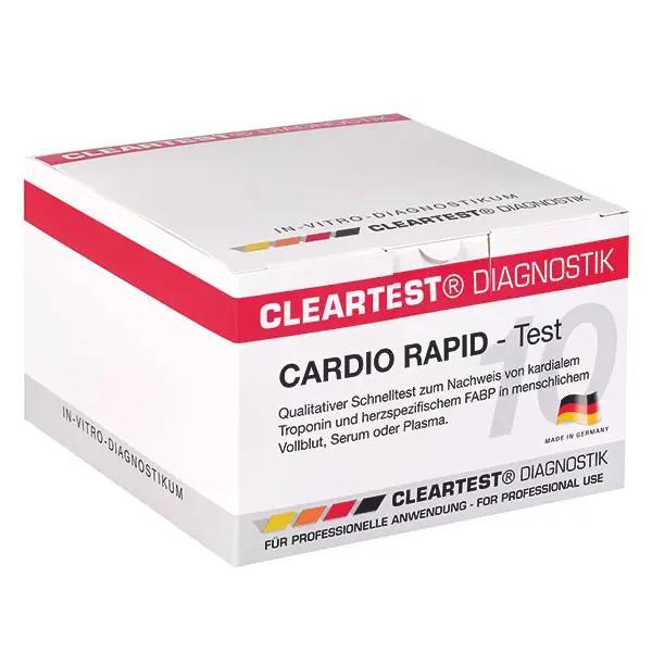 Cleartest Cardio rapid / Infarkttest - Nachweis der Proteine hFABP und Troponin I