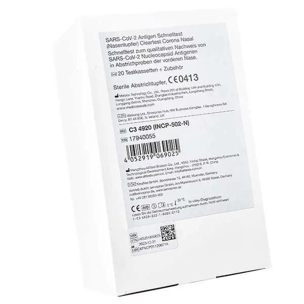 Cleartest Corona Antigen Test - einfache Anwendung, schnelles Ergebnis, hohe Genauigkeit