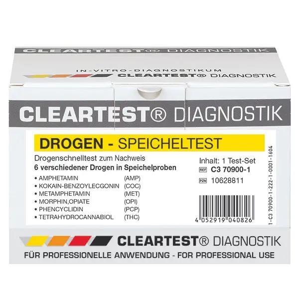 Cleartest Drogen-Speicheltest ECO - AMP/MET/OPI/COC/THC/PCP