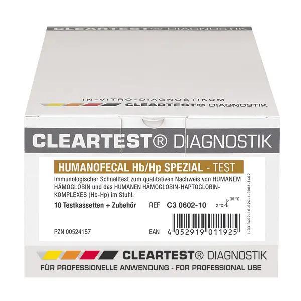 Cleartest Humanofecal Hb/Hp Spezial - Immunologischer Stuhltest