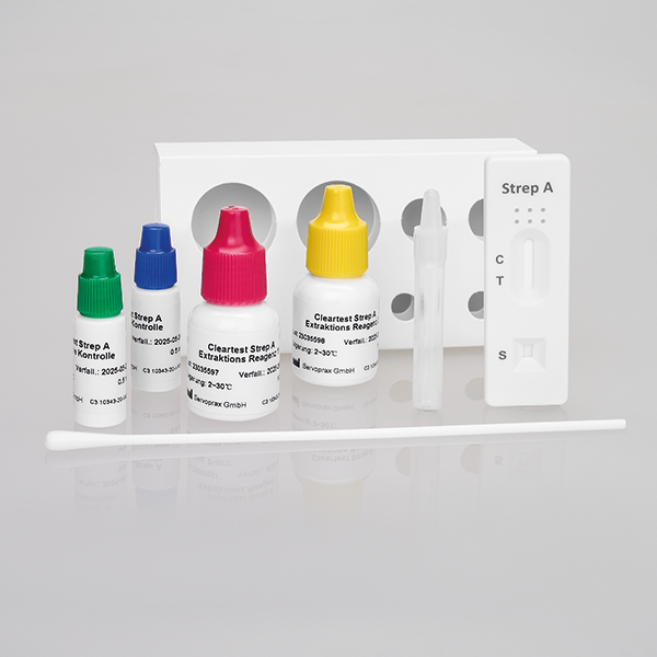 Cleartest light Strep-A Kassettentest - Zum Nachweis von Gruppe A Streptococcus Antigenen