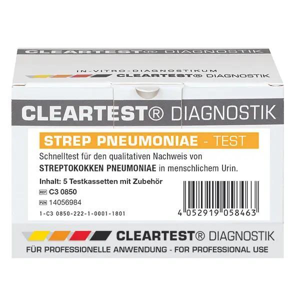 Cleartest Pneumokokken - Schnelltest aus dem Harn auf eine Pneumokokkeninfektion