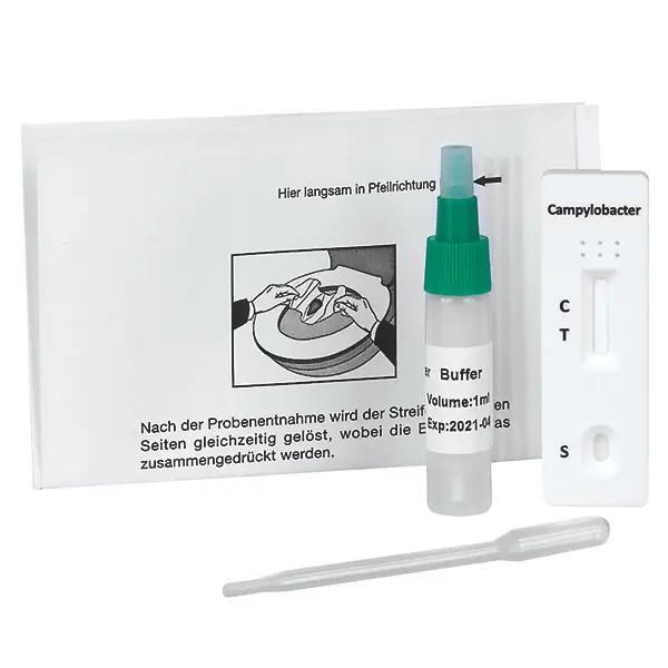 Preview: Cleartest Schnelltest Campylobacter - zum Nachweis von Campylobacter-Antigenen, 10 Minuten