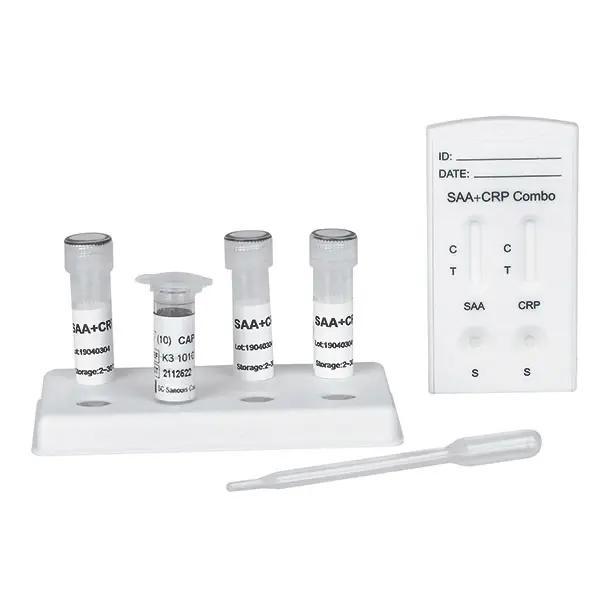 Preview: Cleartest Schnelltest SAA und CRP - zum Nachweis viraler oder bakterieller Entzündungen - 5 Teste