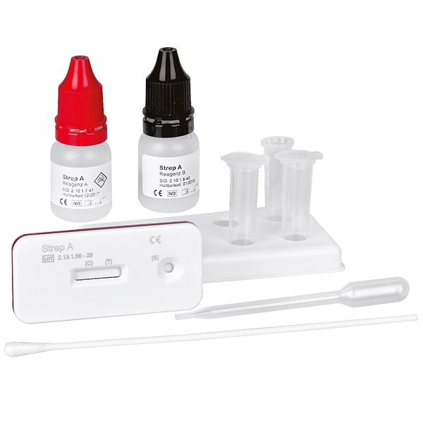 Cleartest Strep A ECO Testkassettentest - Nachweis von Gruppe A Streptococcus Antigenen 