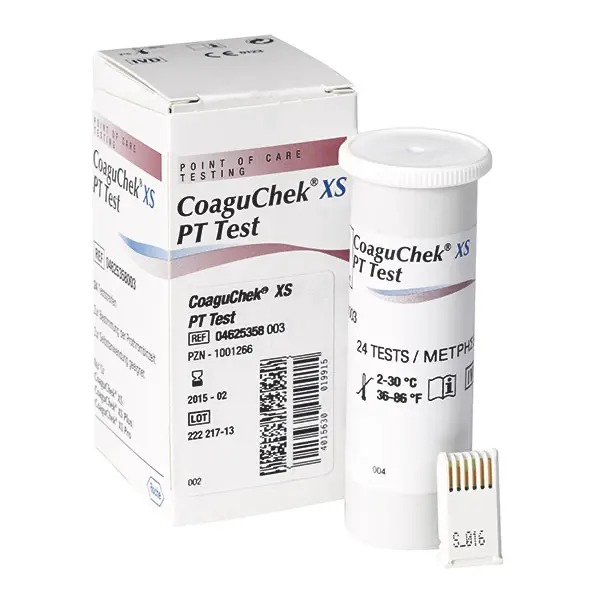 CoaguChek XS PT-Test zur quantitativen Bestimmung der Thromboplastinzeit