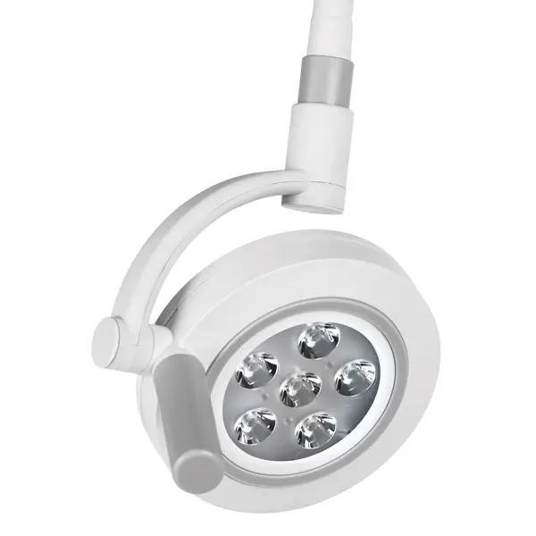 Preview: Comfort LED Untersuchungsleuchte auf 5-Fuß Fahrstativ - Helligkeitsregulierung in 5 Stufen