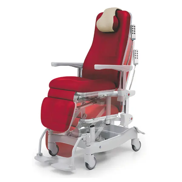 Preview: Comfort Transportstuhl - Ruhesessel Vario E - Vollelektrisch, Fahrbar, Inkl. Fußstützen