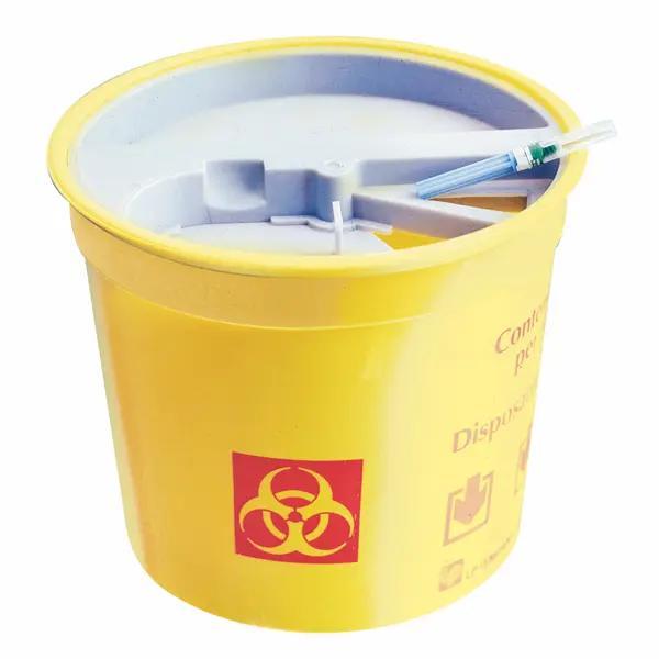 Container für die sichere Lagerung & Vernichtung von kontaminationsgefährdeten Artikeln