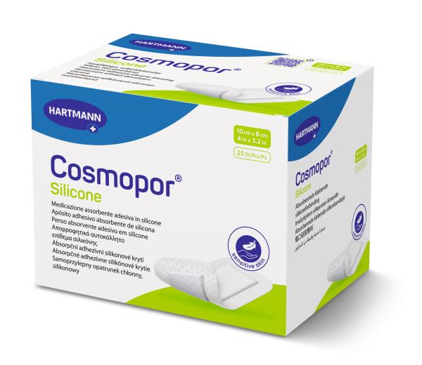 Cosmopor Silicone - Steriler Wundschnellverband mit Silikon-Haftschicht  (SSB-fähig)