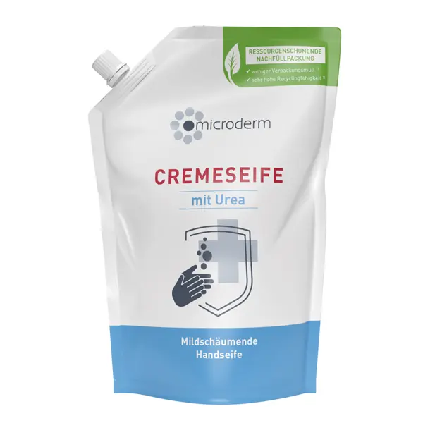 Preview: Cremeseife mit Urea - Mildschäumende Handpflege zur gründlichen Reinigung der Hände