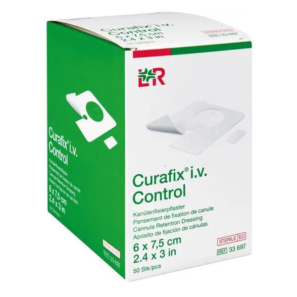 Curafix i.v. Control, Lohmann & Rauscher - Fixierpflaster mit transparentem Sichtfenster (SSB-fähig)