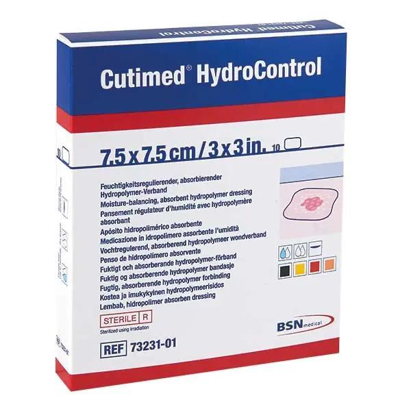 Cutimed HydroControl -  absorbierender Hydropolymerverband, steril, flexible Porenstruktur (SSB-fähig)