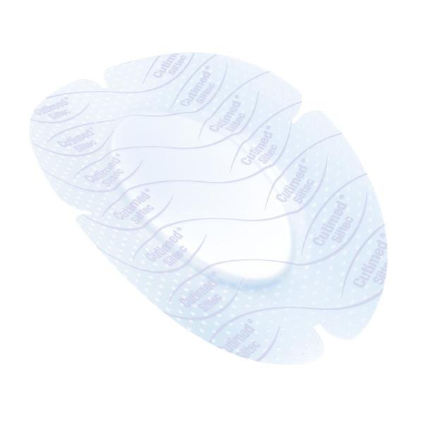 Cutimed Siltec B oval 10 x 7 cm - Silikonschaumverband mit Haftrand (SSB-fähig)