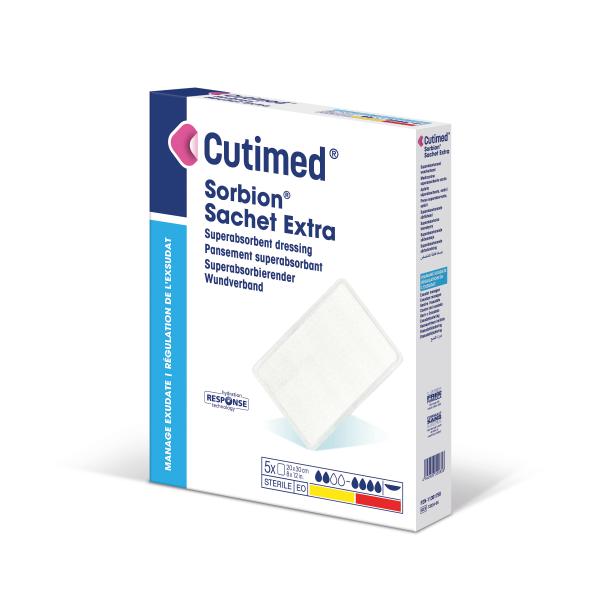 Cutimed Sorbion Sachet Extra - Superabsorbierender Wundverband (SSB-fähig)