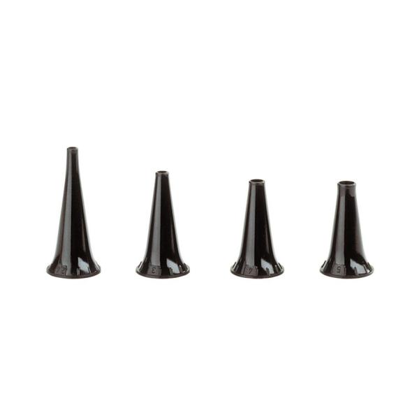 Dauergebrauchs-Tips, schwarz - 4 Größen für diverse Otoskope