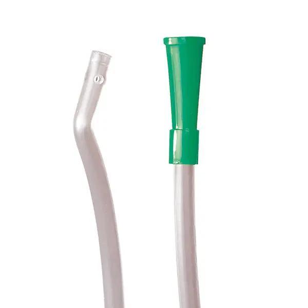 DCT Absaugkatheter - gebogen - 2 seitliche, versenkte, gratfreie Augen - Länge 53 cm