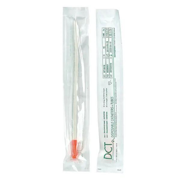 Preview: DCT Tracheostomie Katheter - steril - Kurzer Absaugkatheter für Tracheostoma-Patienten