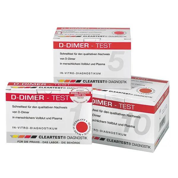 D-Dimer Test zur Anzeige einer Fibrinolyse - Bei Verdacht auf Thrombose oder Lungenembolie