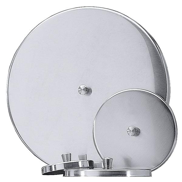 Deckel für Watte- und Tupferbehälter - Durchmesser 8,5 cm, Edelstahl