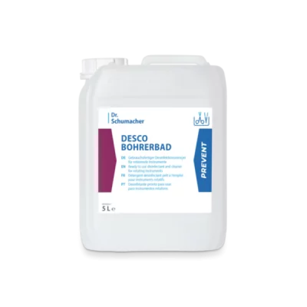 Preview: Desco Bohrerbad - Gebrauchsfertiger Desinfektionsreiniger für rotierende Instrumente