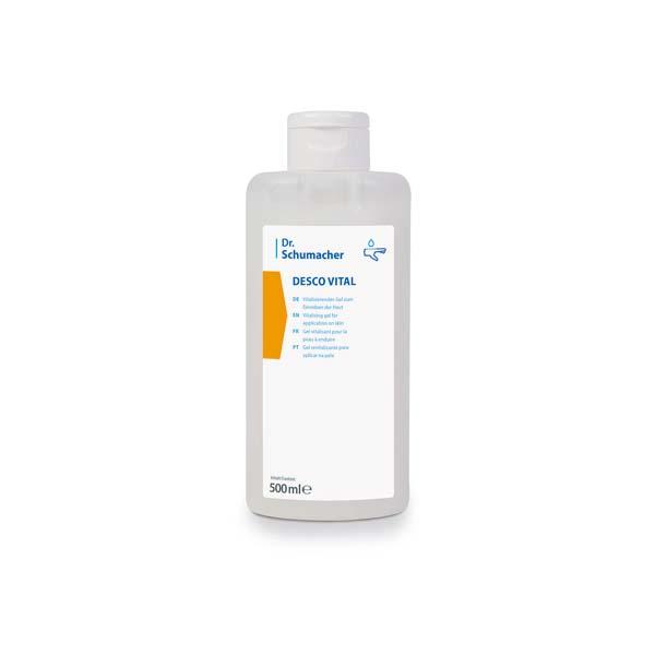 Desco Vital Hydro-Gel - Vitalisierendes Gel zum Einreiben der Haut, 500 ml 