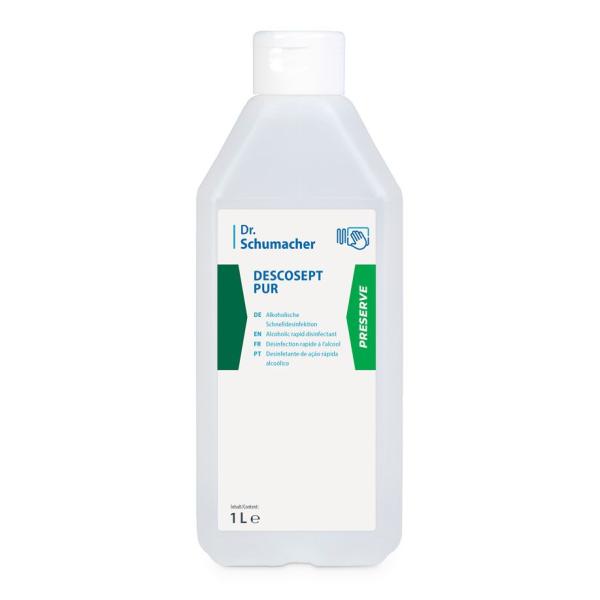 Descosept Pur - Alkoholische Schnelldesinfektion für Inventar, Flächen, Medizinprodukte