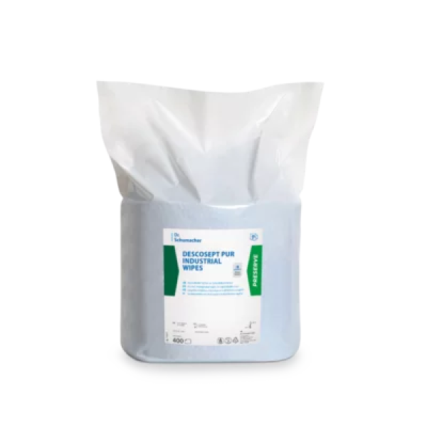 Descosept Pur Industrial Wipes - Alkoholische Tücher zur Schnelldesinfektion, Nachfüllpack