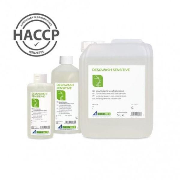 Desowash sensitive Waschlotion - Für empfindliche Haut - 500 ml Spenderflasche