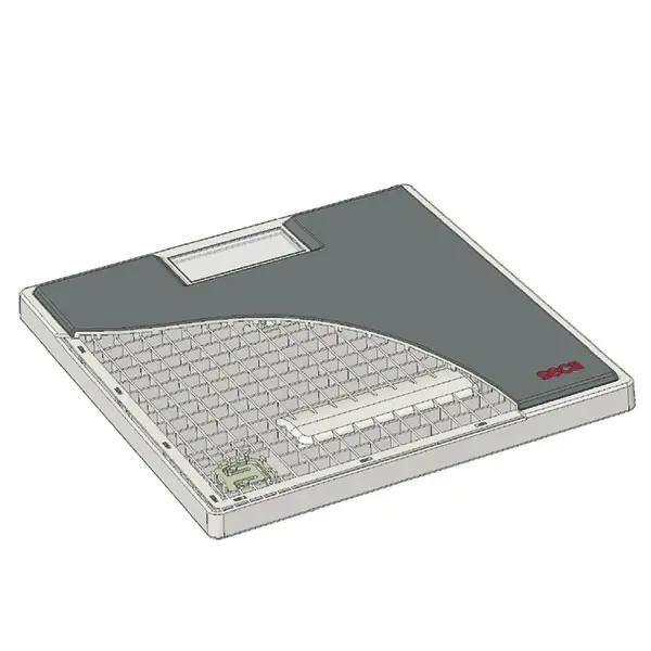 Preview: Digitale Personenwaage mit hochwertigem 2-Komponenten-Gummibelag seca 803