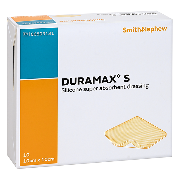 Duramax S, Smith & Nephew - Superabsorber mit Silikon-Wundkontaktschicht (SSB-fähig)