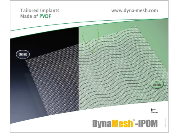 DynaMesh IPOM - Implantat zur Bauchwandhernien-OP (SSB-fähig)