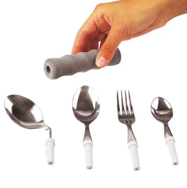 Preview: Easy-Grip Bestecke mit Schaumstoffgriff - Spülmaschinenfest