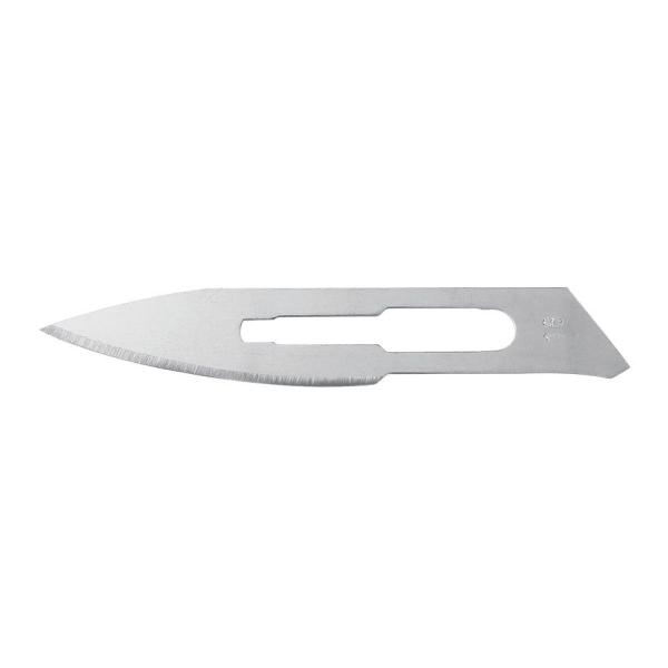 Preview: Einmal-Skalpellklingen, steril - 100 Stück aus Carbonstahl