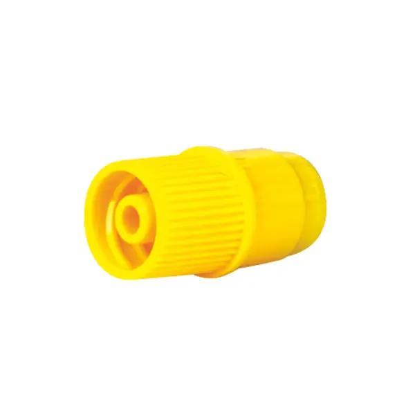 Einspritz Verschlusskappen In-Stopfen - Luer Lock, mit Latexmembran