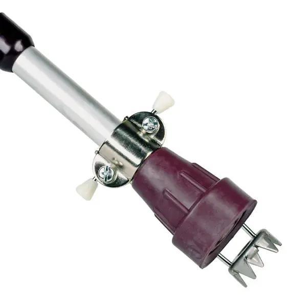 Eisfuss Aufklappbar - Rostfreier Edelstahl mit 5 Zähnen, Ideal für Unterarm-Gehstützen