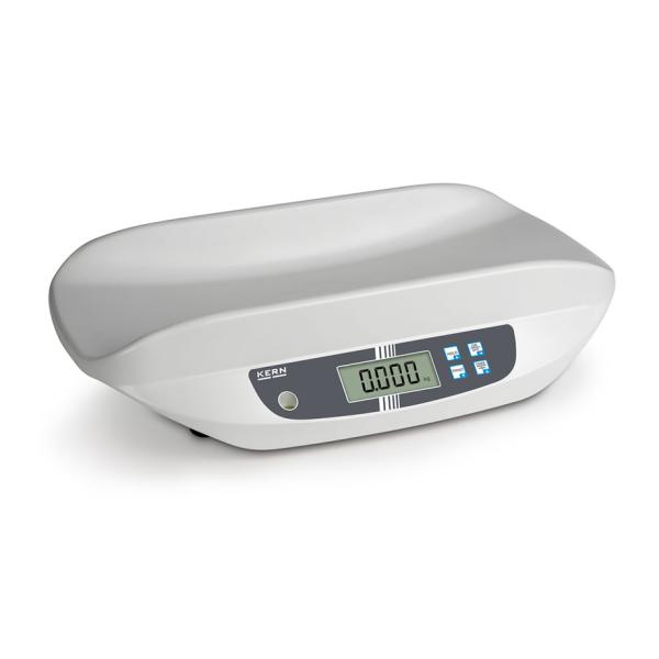 Elektronische Babywaage MBA 10K3M inkl Eichkosten - Wägebereich max. 15kg, Batteriebetrieb