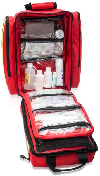 Preview: Elite Bags SUPPORTER Notfallrucksack, rot - Größe 37 x 45 x 21 cm, Volumen 29 L (leer)